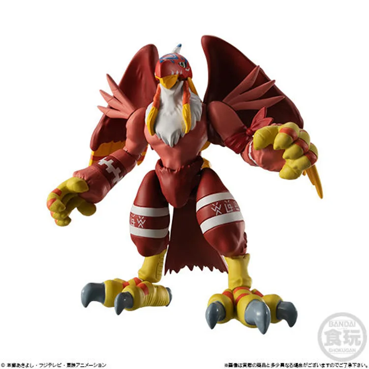 Фото Bandai в наличии Digimon 01/02/03 Series Greymon Angewomon Garudamon Metal Garurumon Аниме Фигурка Модель Фигурка Игрушки №5
