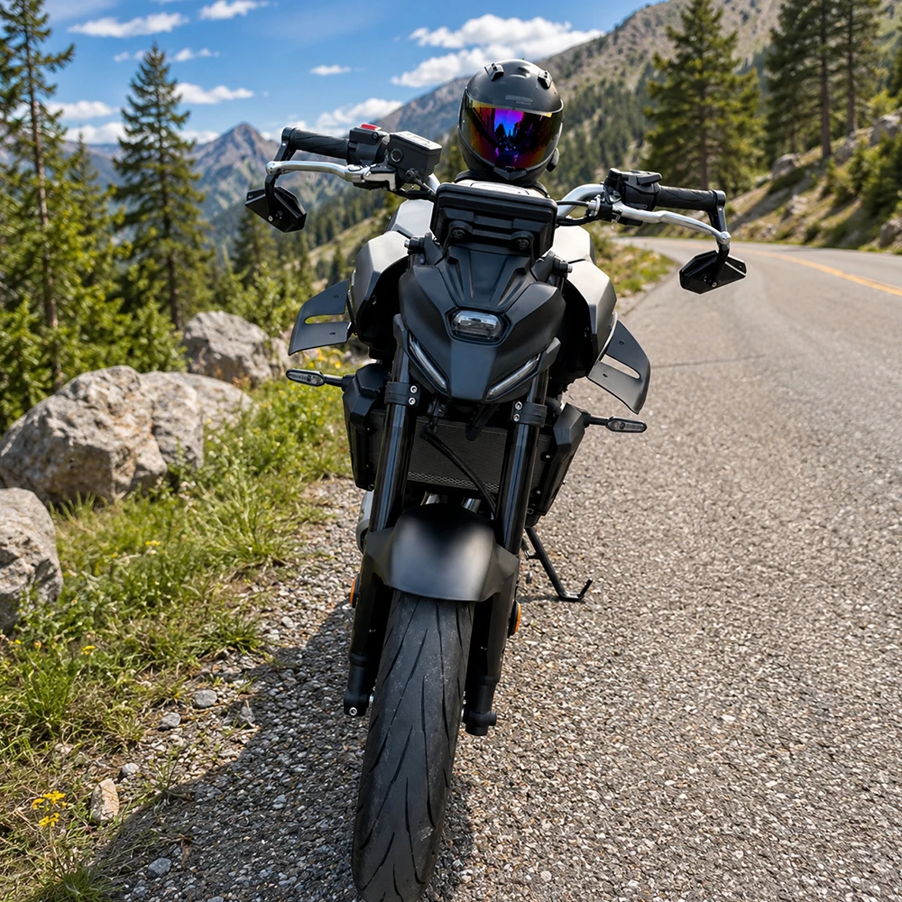 Для Yamaha MT-07 MT07 MT 07 2025 2026: Передний спойлер-винглет для мотоцикла, аэродинамический боковой дефлектор ветра, обтекатель, аксессуары. (art.: 3920dcc90bfc6) - 3920dcc90bfc6