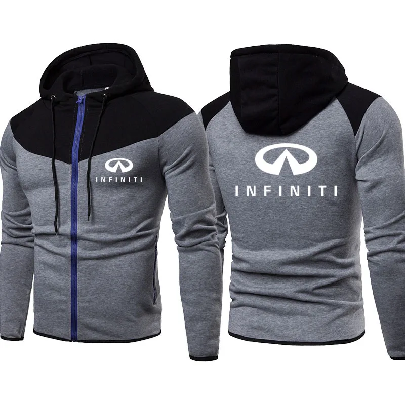 

Новинка, Мужская весенне-осенняя одежда INFINITI с принтом логотипа, цветная Хлопковая мужская одежда в стиле Харадзюку, модная повседневная то...