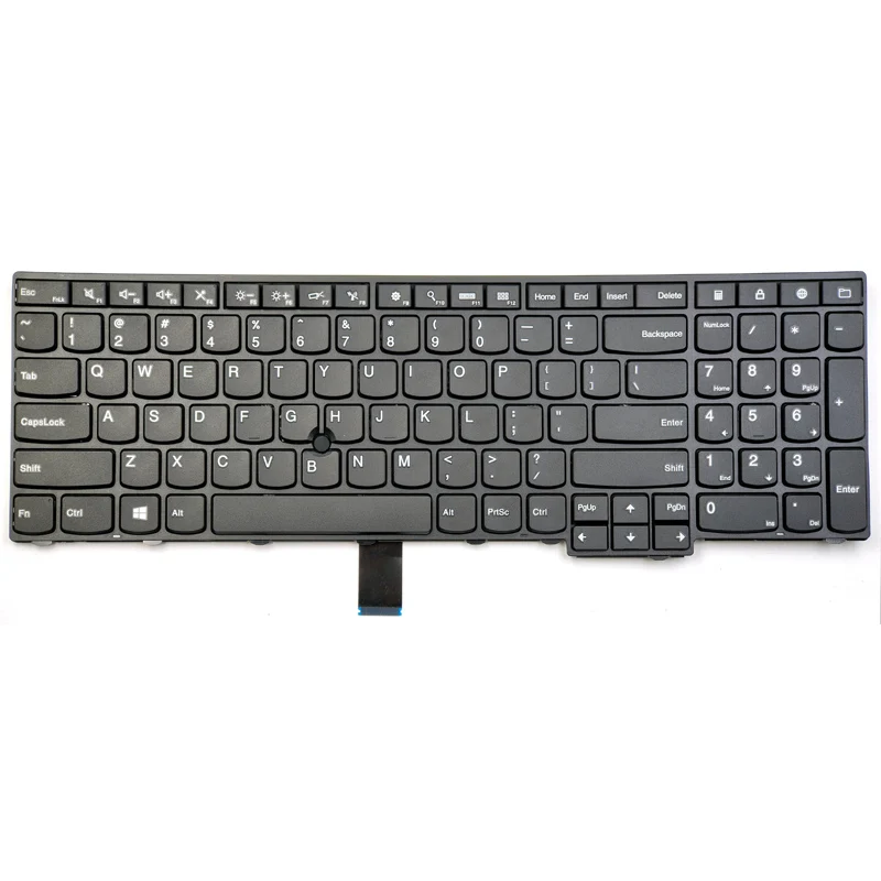 Клавиатура CANBOUN для Lenovo Thinkpad L540 T540 T540P T550 T560 без указательной палки