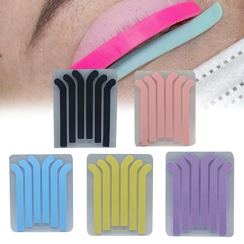 

3 Pairs Silicone Spacers Eyelash Perming Shield Lash Lifting Curler Patch Lashes Rods Eyelash Extension Tools