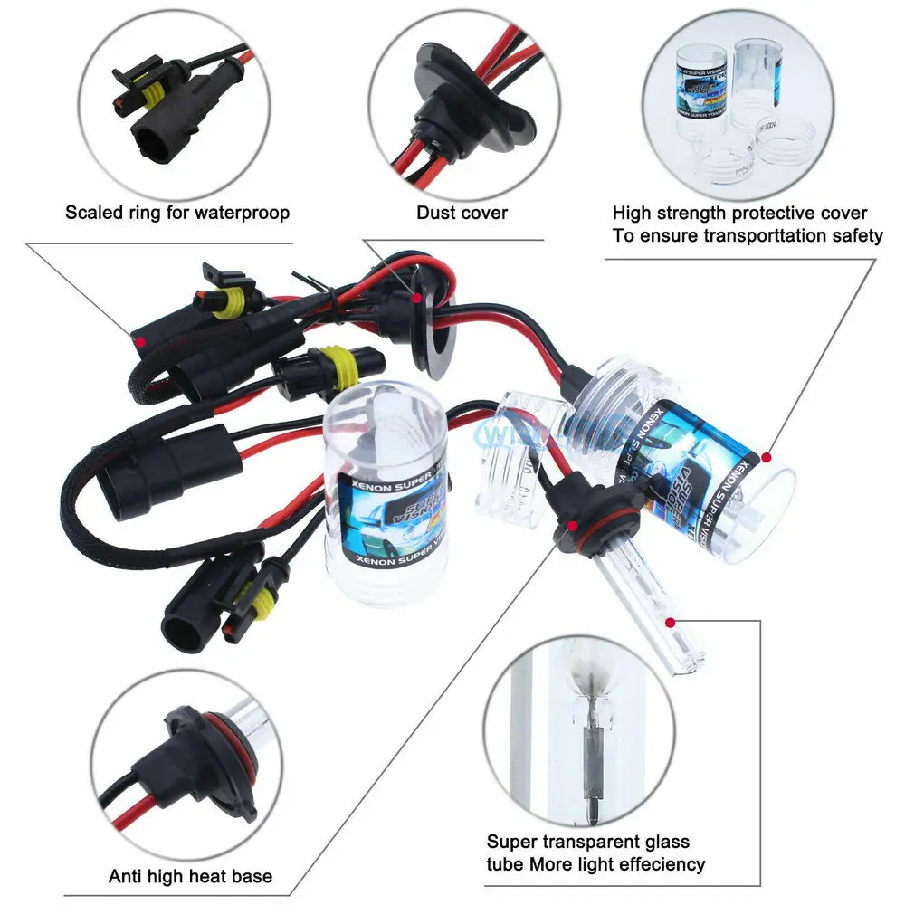 55 Вт 5202 2504 Hid противотуманная фара комплект для преобразования супер ярких
