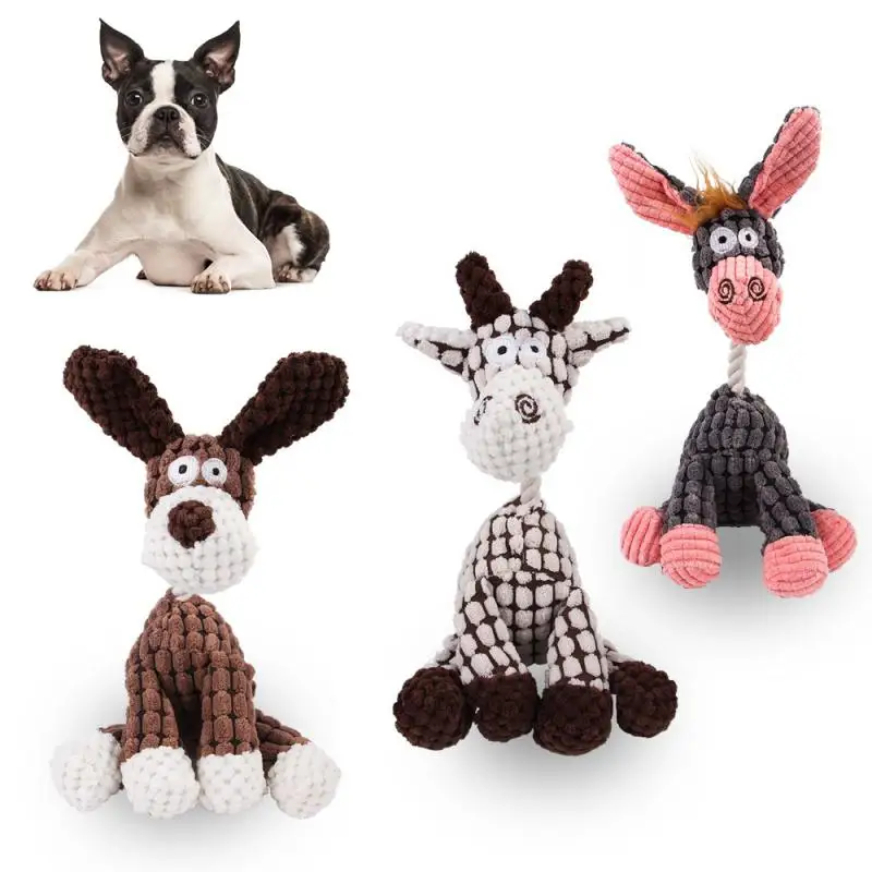 

Animal Design Pet Cat Puppy Chew Toy Animals Dog Accessories Bite Resistant Cleaning Teeth Cute Animal Toy For All Dogs