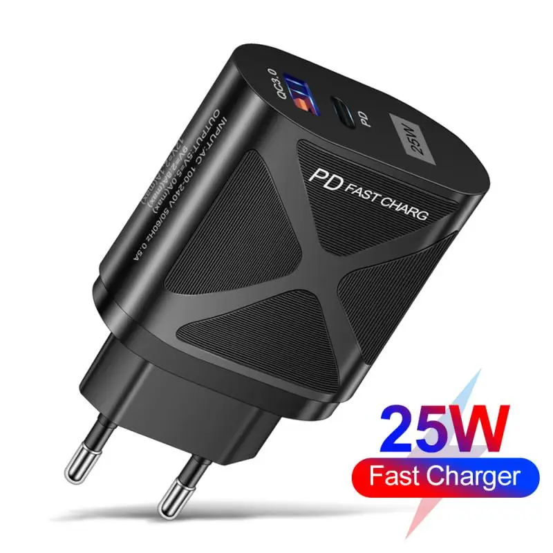 

25W PD Fast Charge Mobile Phone Charger 5A Type-c Adapter Quick Charging For IPhone 11/11 ProGalaxy S7 S6 Phone Charger