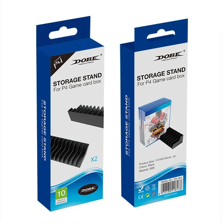 Простая стойка для хранения игровых карт PS4/SLIM/PRO P4 стеллаж дисков X2 электронные