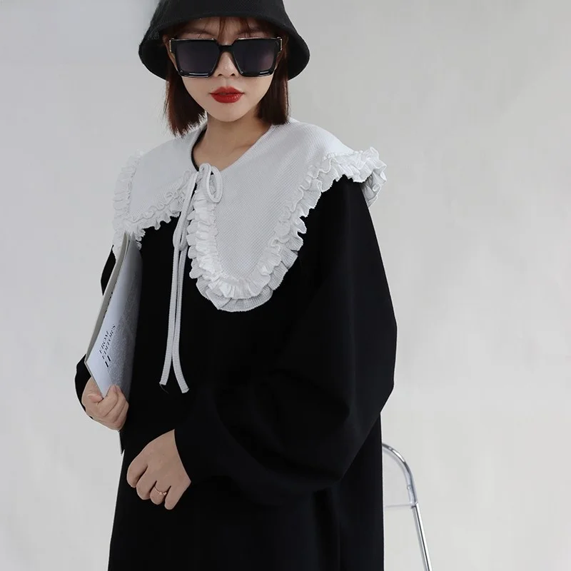 Съемный воротник женские деревянные украшения для ушей молодой куклы свитер с