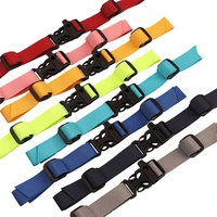 1pc backpack strap webbing sternum adjustable buckle outdoor bags solid color non slip shoulder straps bag accessories backpack