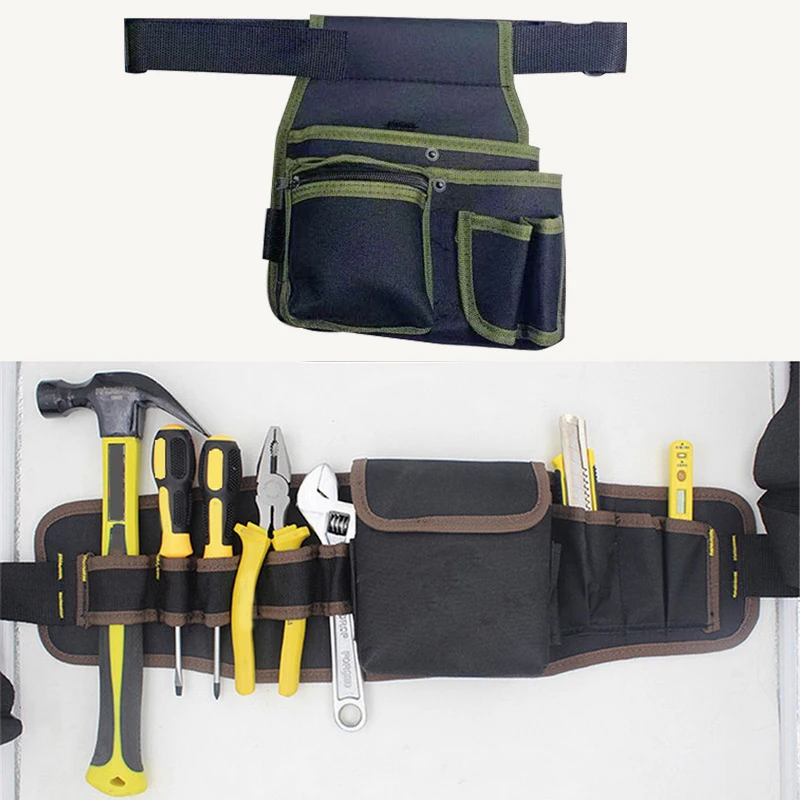 

Polyester Quality Top Pocket Tool 2023 Pouch Kit Fabric Screwdriver 9in1 Utility Tool Bag Waist Electrician Holder Belt