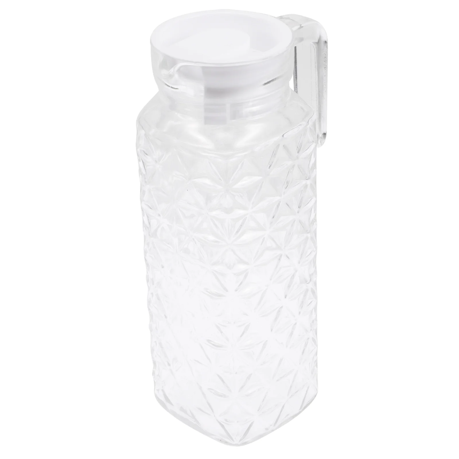 

Glass Water Jug with Lid Clear Water Pitcher Household Water Jug Tea Container