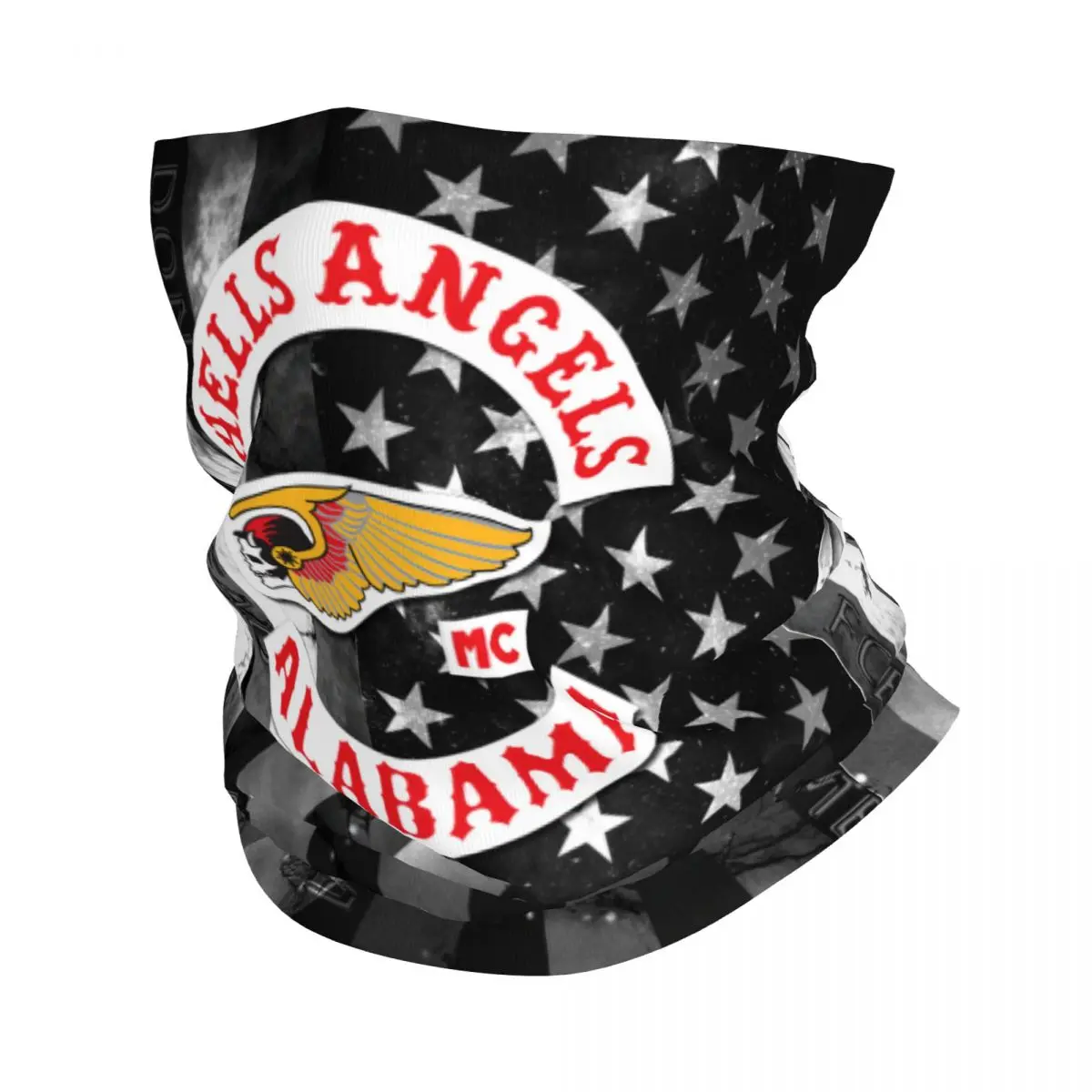 

Бандана Hells-Angel для мотоциклетного клуба, накидка на шею, Балаклава с принтом, шарф, Теплый головной убор для бега, для мужчин, женщин, для взрослых, всесезонный