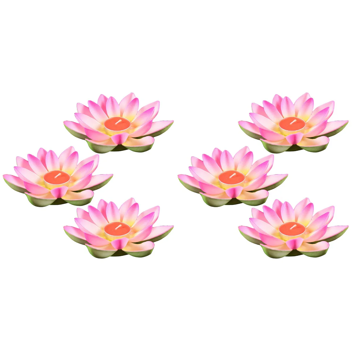 

Lotus Floating Pool Light Lightsflower Pond Tea Holder Flowerslamp Night White Inground Festival Praying Float That Lanterns