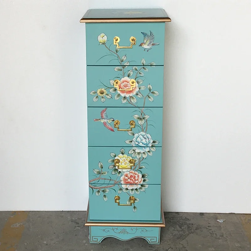 Новая модель комод с выдвижными ящиками для гостиной шкаф хранения вещей