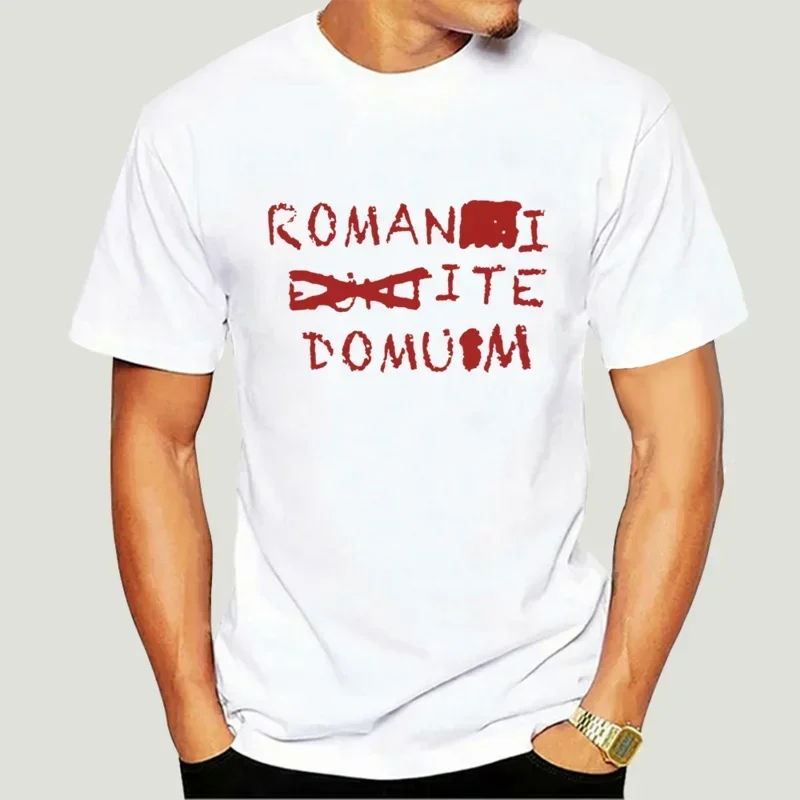 Romance Go Home Romani Ite Domum Футболка Мужская хлопковая футболка Romanes Eunt Domus Monty Python Brian Идея