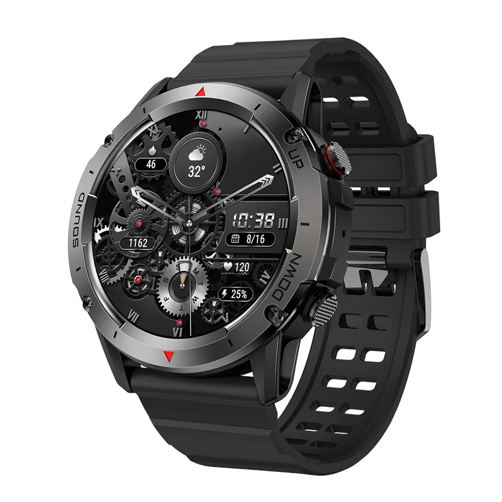 

Новинка 2023, мужские Смарт-часы с вызовом Bluetooth 1,39 дюйма, водонепроницаемые спортивные Смарт-часы с фитнес-трекером для IOS, Android, 400 мАч