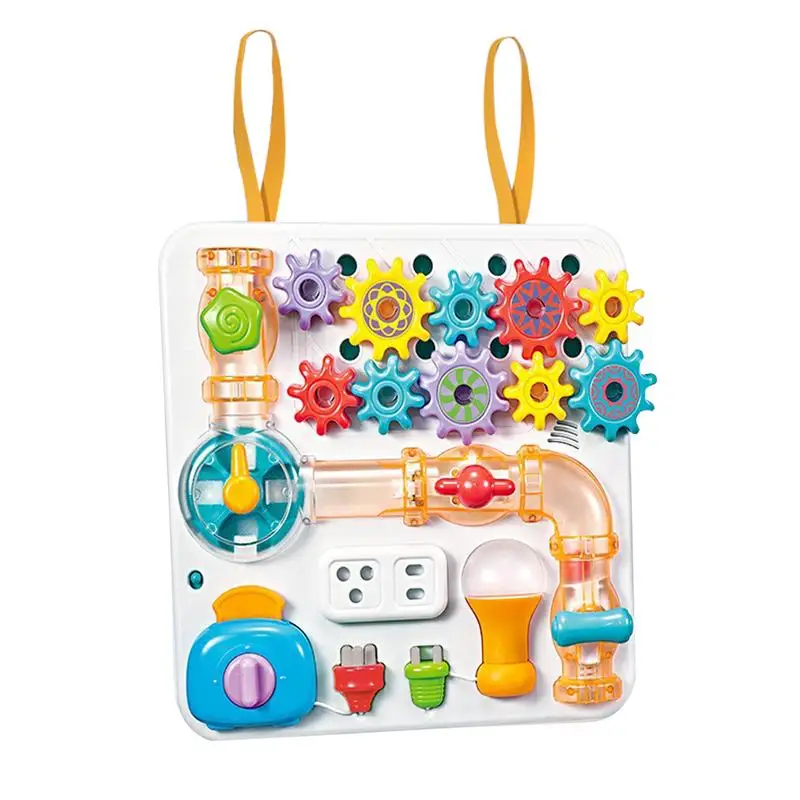 

For Baby Latches Doors Stem Board Baby Montessori Sensory Activity Board Accessories Fine Motor Skill Cognition Toy Games