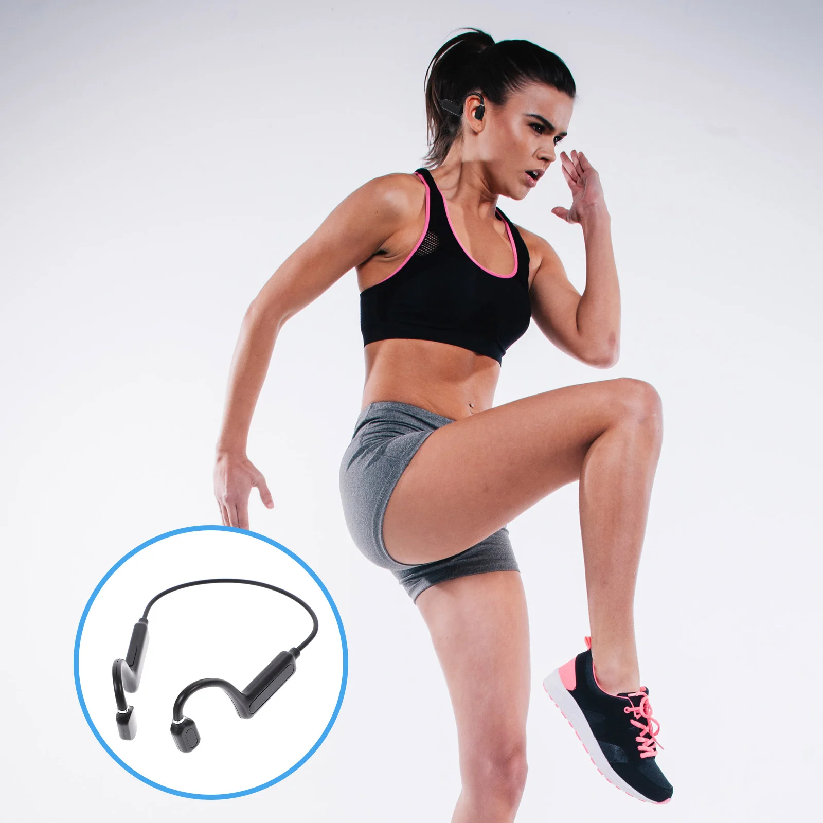 

1 PC Wireless Bone Conduction Headphones Bone Conduction Headphones Headset for Running Wireless Headset Wireless Earphone