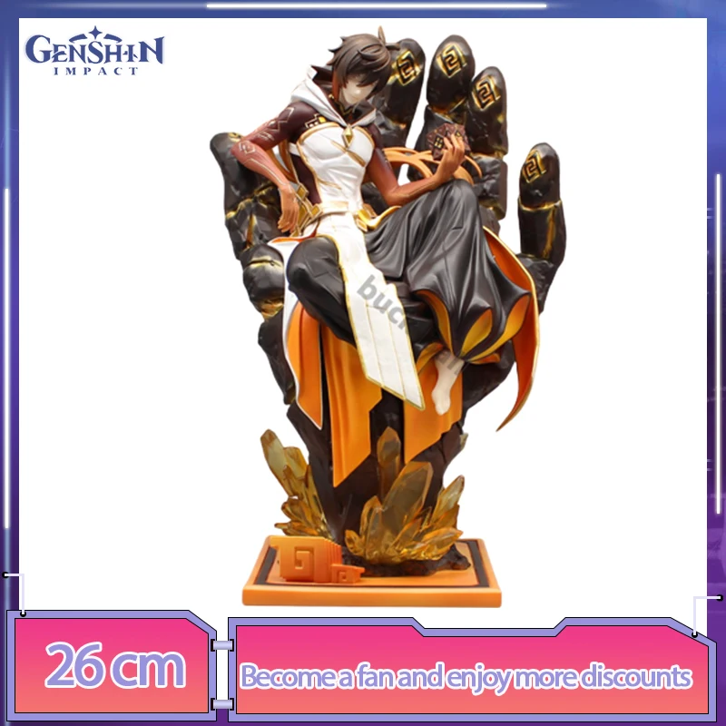 

Genshin Impact Anime Figure Hand Sofa Zhongli Action Figurine Pvc Model Doll Collectible Ornament Desktop Decor Toy Kid Gifts