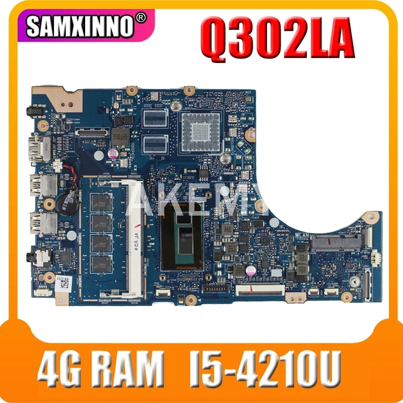 

TP300LA материнская плата I5-4210CPU Материнская плата ASUS TP300 TP300L TP300LA TP300LAB TP300LJ Q302L Q302LA материнская плата для ноутбука