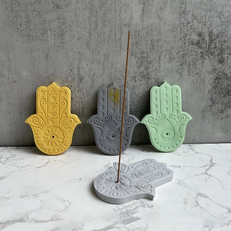 

Подставка для ароматических палочек силиконовая форма «сделай сам», цементный пластырь для йоги, цветок жизни, держатель для благовоний, поднос, украшение для дома