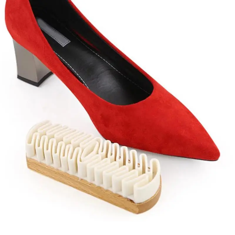 

1PC Portable Cleaning Scrubber Brush for Suede Nubuck Material Shoes/Boots/Bags Scrubber Household Cleaning Tools &Accessories
