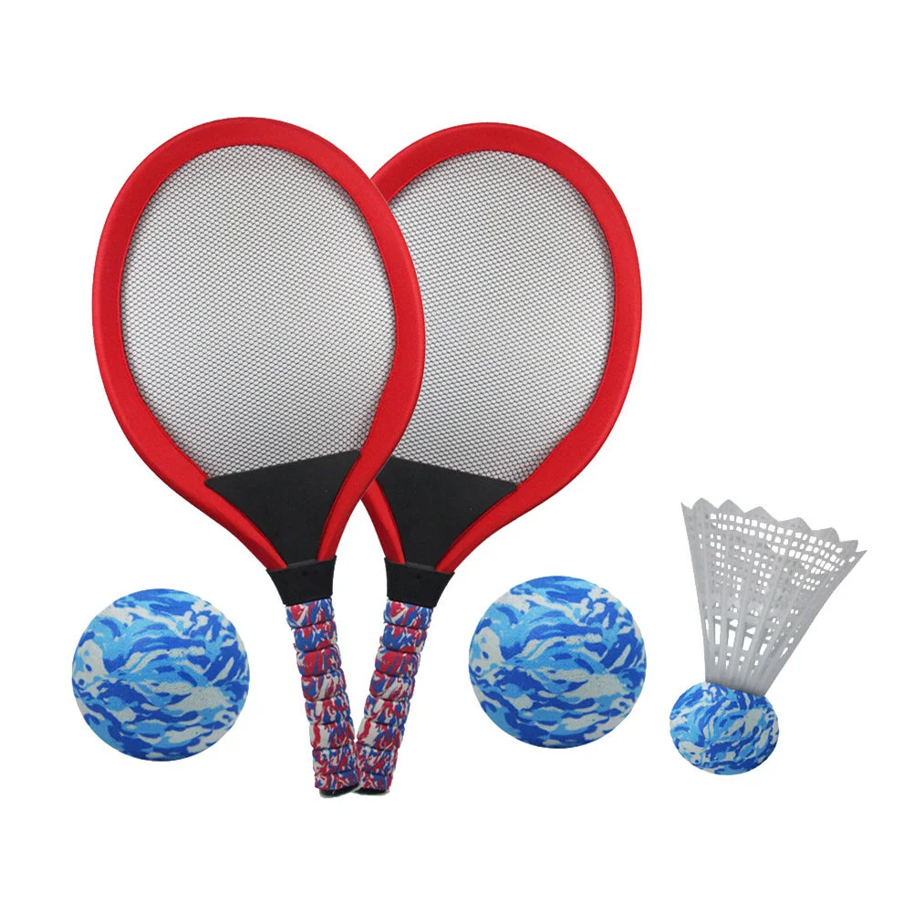 

Kids Tennis Racquet Set Badminton Racket Parent- Child Educational Game for Beginners Childrens Kindergarten School Outdoor