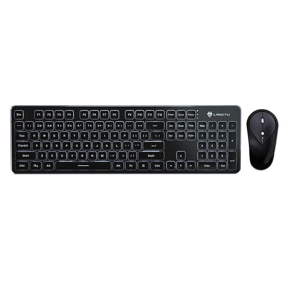 

Waterproof Wireless Keyboard Mouse Set Office Mouse Backlit Ergonomics Mute Usb Computer Keyboard Mouse Keyboard And Mouse