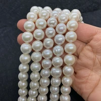 grade aaa freshwater natural pearl beads white round bead for diy jewelry making bracelet necklace accessories punch loose beads