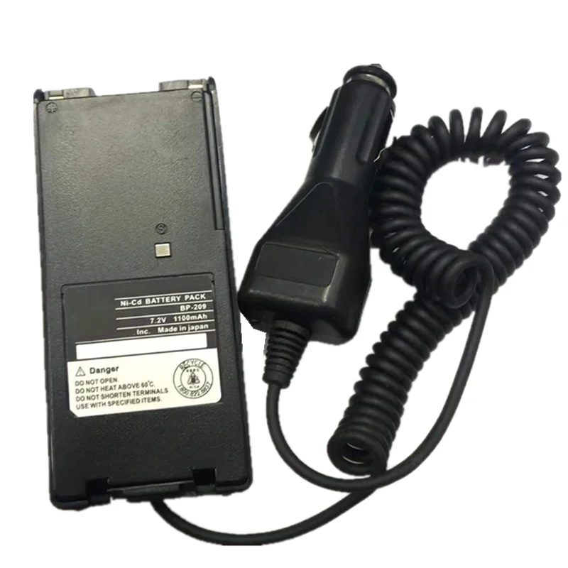 12V Battery Eliminator BP-210 Car Charger Radio Adapter for ICOM IC-V8 IC-V82 IC-A6 IC-A24 IC-F3GT IC-F4GS A6 T3H F3GS F11 CB