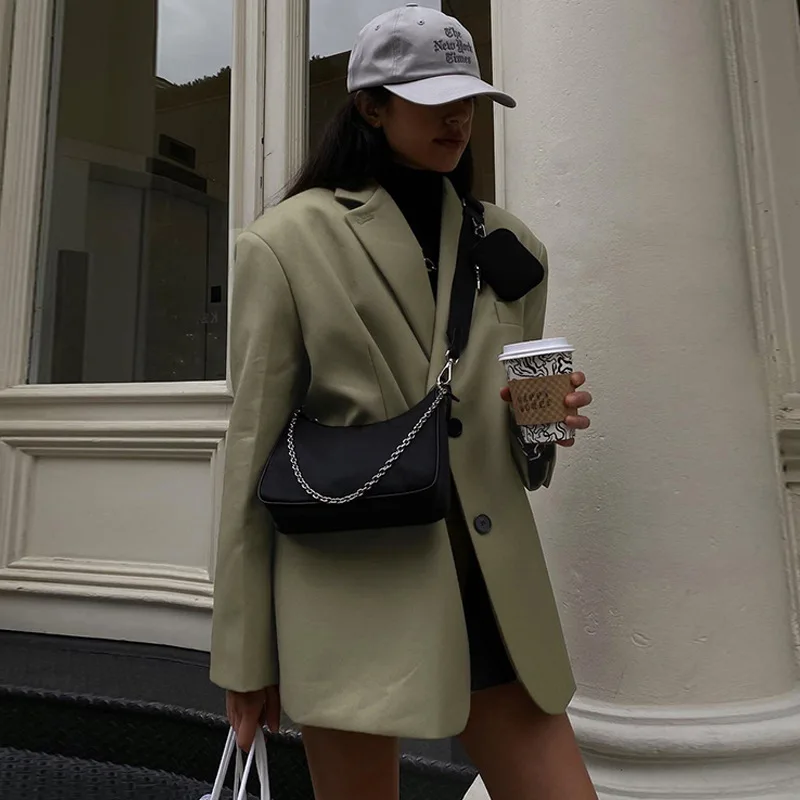 

Женское платье, новинка весны 2023, модный Индивидуальный кардиган с открытой спиной, повседневный блейзер с длинным рукавом