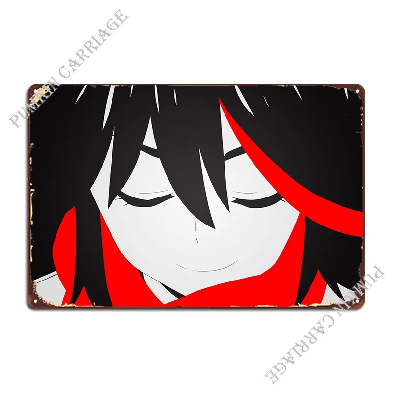 

Металлический плакат Kill La Kill Ryuko Matoi, настенная пещера, дизайн стен, кинотеатр, жестяной плакат