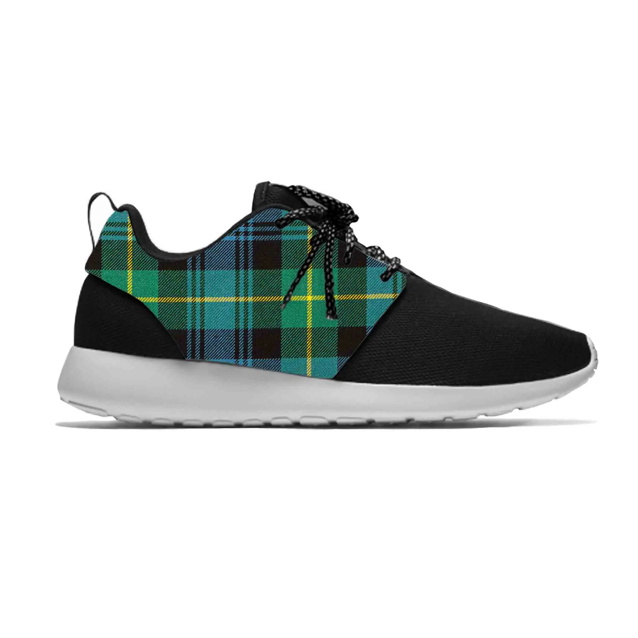 

Hot Gordon Tartan Plaid Scottish Stewart Aesthetic Sport Running Shoes Casual Breathable Lightweight 3D Print Men Women Sneakers