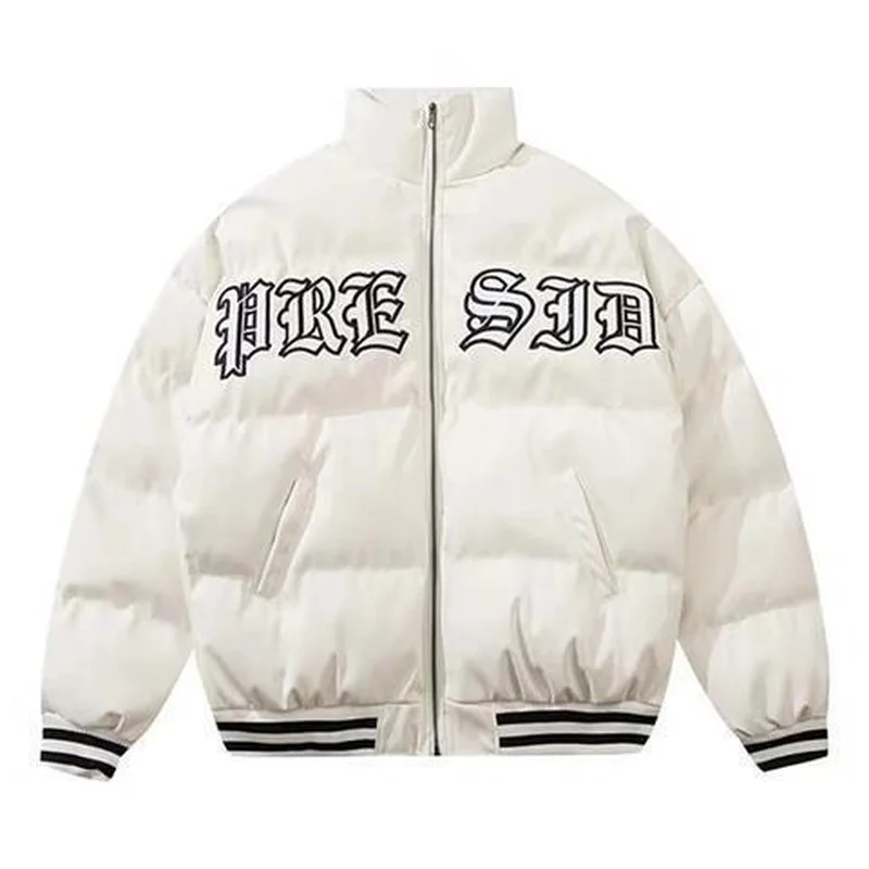 Winter New Thick Warm Bread Coat Cotton Coat for Men and Women Loose Baseball Uniform Trend Jacket  Winter Coat