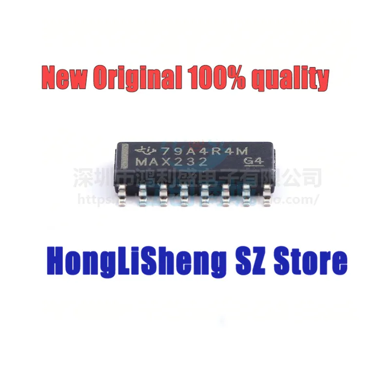 

10pcs/lot MAX232DR MAX232D MAX232 SOP16 RS232 Chipset 100% New&Original In Stock