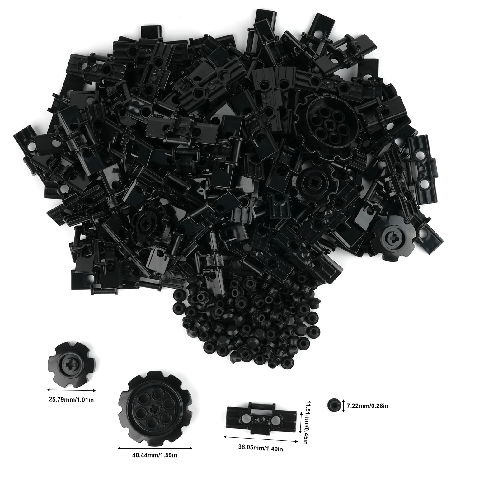 372 шт. гусеница цепные шестерни детали цепь танка гусеничные колеса комплект