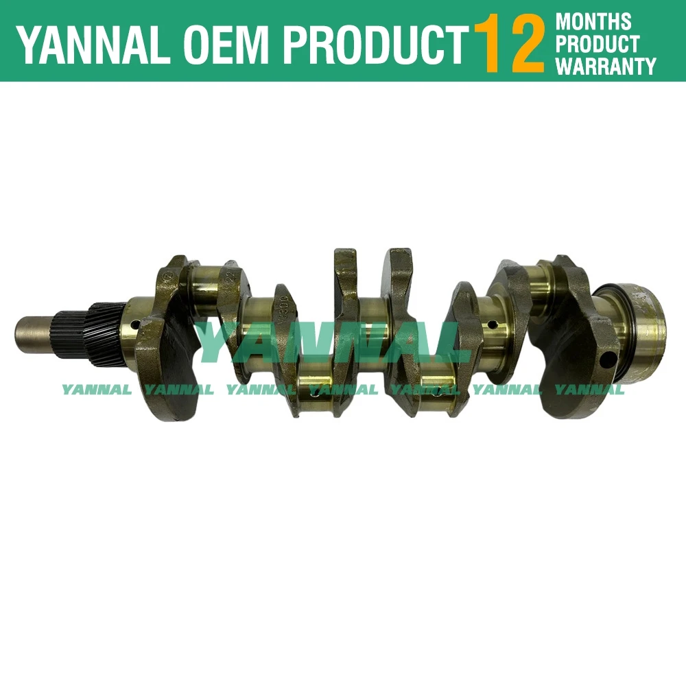Новый коленчатый вал V3300T V3300 V3300DI для двигателя Kubota Bobcat S250 часть экскаватора