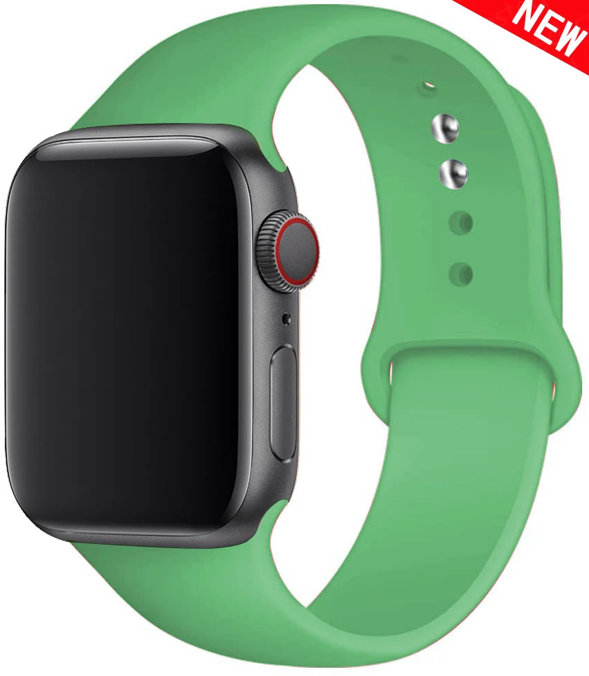 

Силиконовый ремешок для apple watch 45 мм 44 мм 40 мм 42 мм ремешок для часов спортивный браслет correa iwatch Серия 6 SE 4 3 7 41 мм 38 мм ремешок