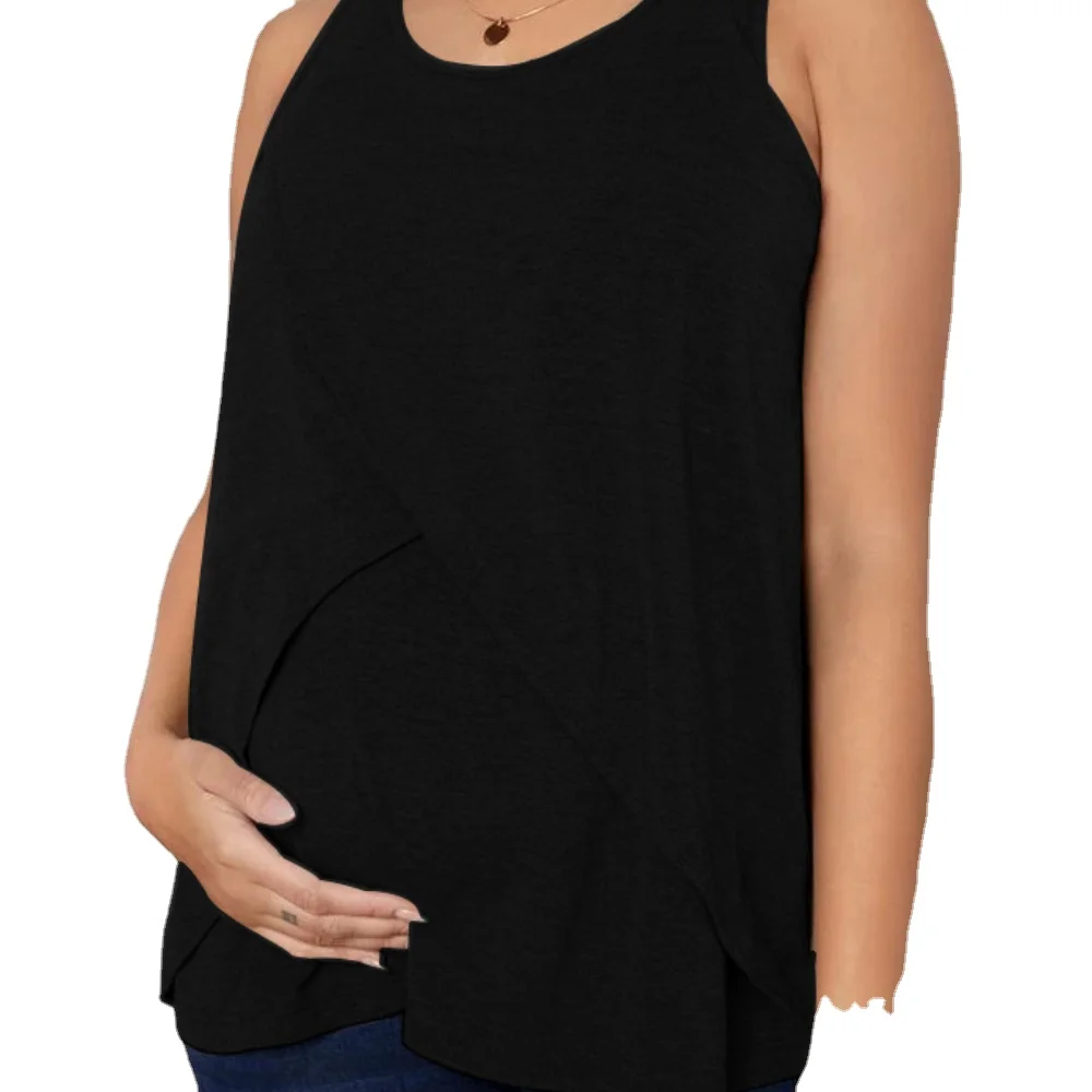 2023 Maternity Nursing Vest Breastfeeding Tank Top Fleece Warm Pregnancy T-shirt Wirefree Lactation Camisole Feeding Underwear enlarge