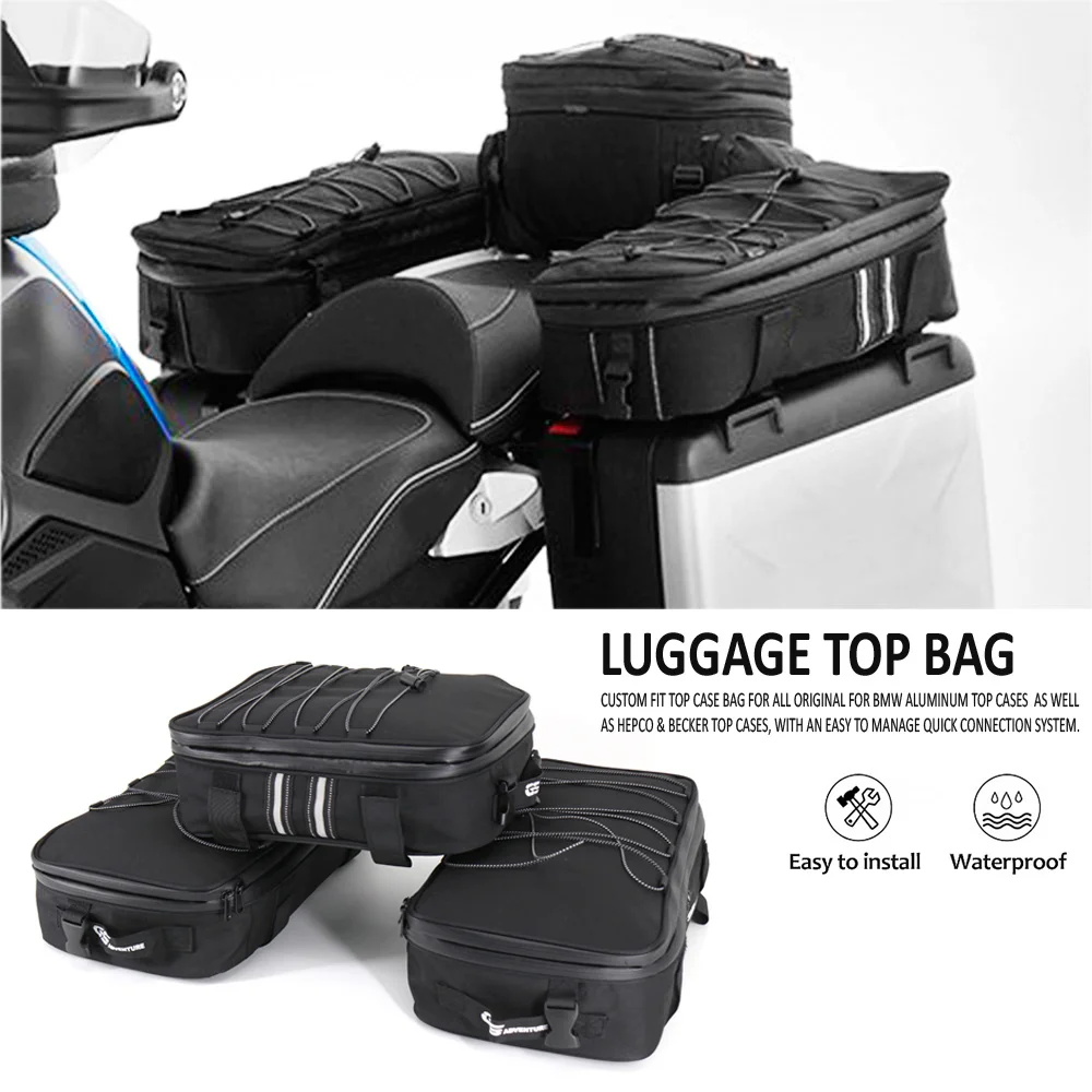 

3pcs set Motorcycle Luggage Bags Additional Bags for BMW GS 1200 LC Adventure 2013-2017 R1250GS R1200GS Adventure Top Pack