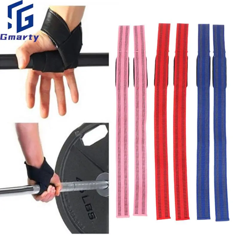 

1 Pair Gym Lifting Straps Fitness Gloves Anti-slip Hand Wraps Wrist Straps Support For Weight Lifting Powerlifting Training