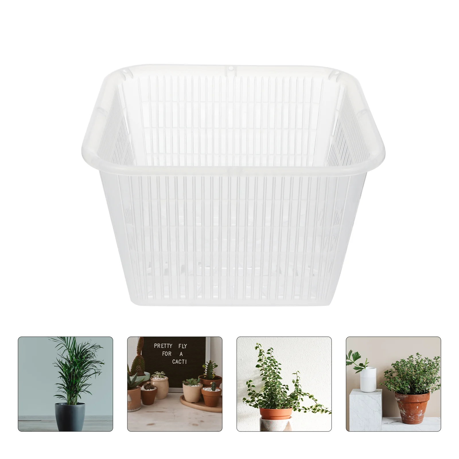 

5 Pcs Succulants Orchid Pots Holes Square Vase Orchid Pot Indoor Planters Flower Pot Flowerpot Root Control Pot