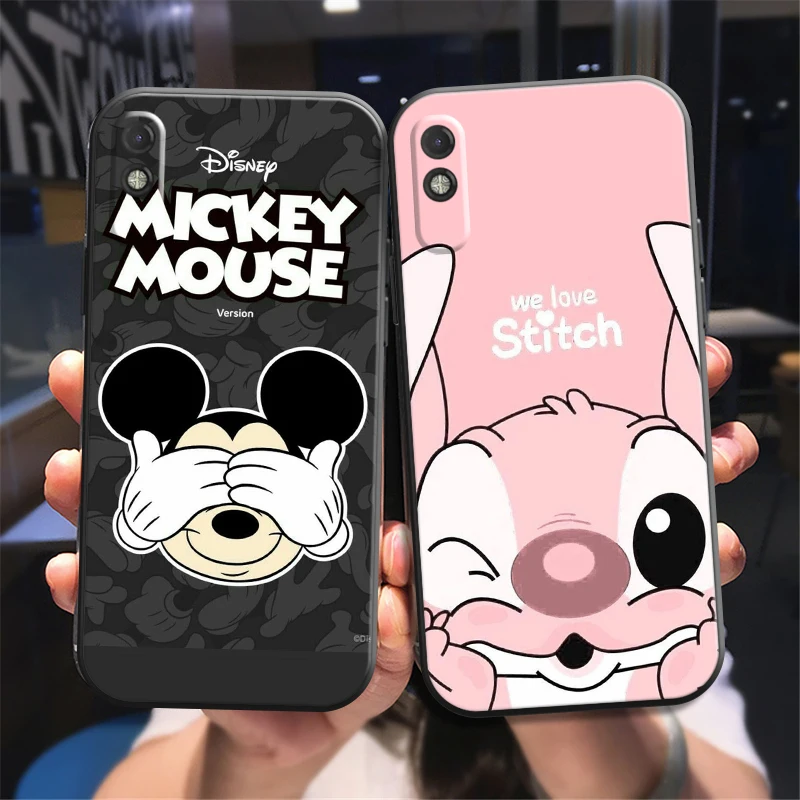 

Disney Mickey Mouse Phone Case For Xiaomi Redmi 7 7A 8 8A 9 9i 9AT 9T 9A 9C Note 7 8 2021 8T 8 Pro Coque Carcasa Silicone Cover