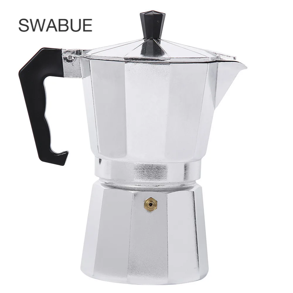 

Coffee Maker Aluminum Pot Portable Outdoor Home Office Reusable Italian Coffee Machine Expresso Percolator Coffeeware Filters