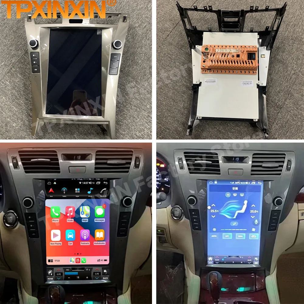 

8+256GB Android 12 Radio Coche With Bluetooth For Lexus LS460 2006 2007 2008 2009 2010 GPS Stereo Receiver Automotive Multimedia