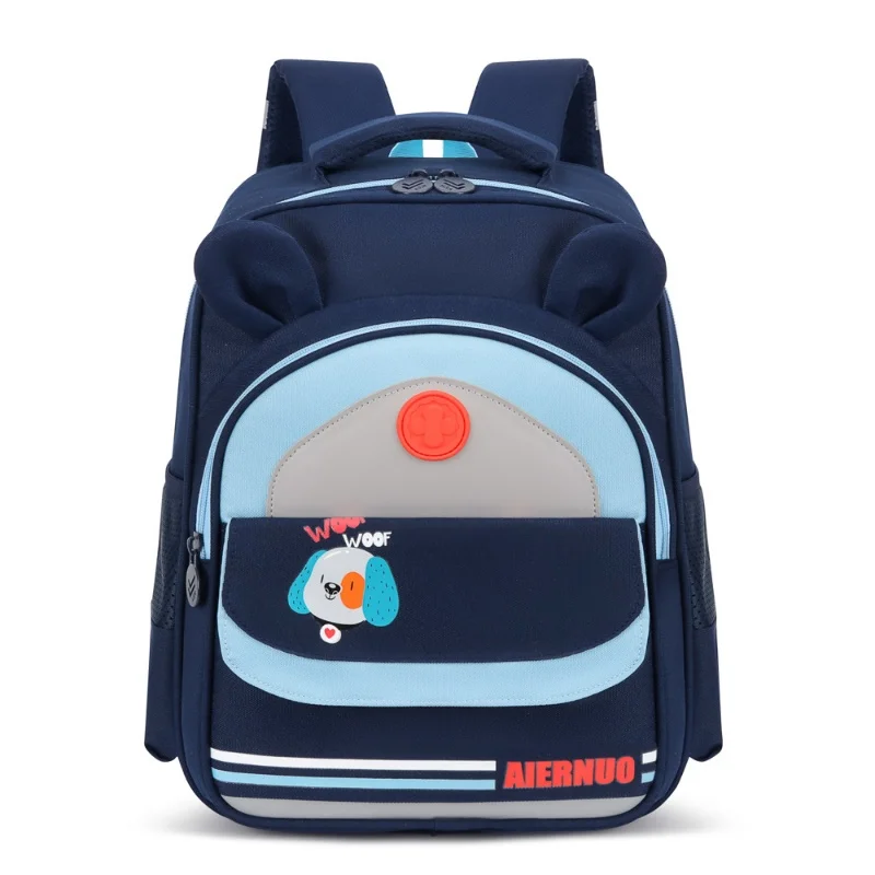 Grade 2-6 Primary Children Cute Cat Dog Ear Backpacks New Fashion Girl Boy Cartoon Lightweight Schoolbags Kids Fashion Backpack