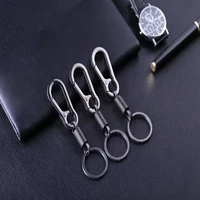 2pcs new spring keychain climbing hook keychain simple strong carabiner shape keychain accessories metal vintage keychain