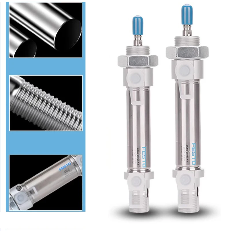 Пневматический цилиндр серии DSNU-16-5 10 15 20 25 30 35 40 50 60 70 75 80 100 125 150-P/P/PV/PPS-A FSQD