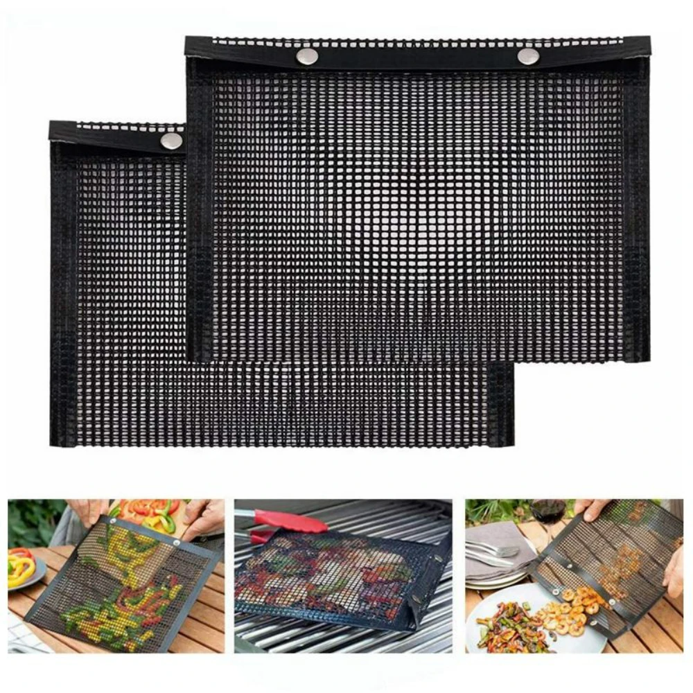 Антипригарная Сетчатая Сумка для барбекю и гриля многоразовая термостойкая