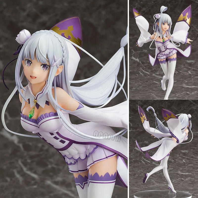 

Фигурка аниме «Re:ZERO-start Life in other World», фигурка Эмилии, позиция для сна, экшн-фигурка Эмилии, фигурка рам, модель, кукла, игрушки