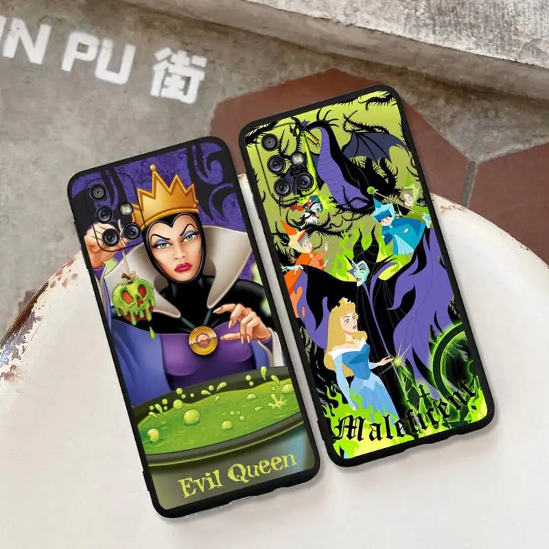 

Evil Queen Villain Cartoon Phone Case For Samsung Galaxy Note 20 Ultra 7 8 9 10 Plus lite M31S M30S M51 M21 Soft Cover