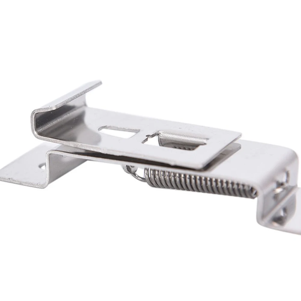 

2Pcs Car Frame Number Plate Clips Spring Holder Truck Fit For Car Trailer Loaded Bracket High Quality Exterior Accessories